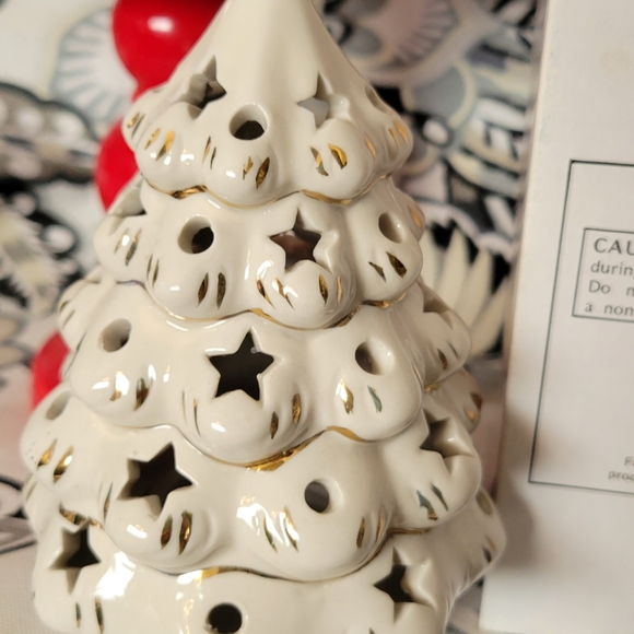 Ceramic Tea Light Tree - Picture 3 of 6
